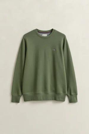 Gant "REG SHIELD C-NECK SWEAT", mit Logostickerei auf der Brust