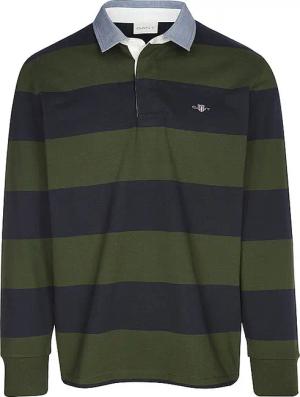 GANT Rugbyshirt olive | L