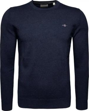 Gant Rundhalspullover Classic Cotton C-Neck Herren Hoodie, Sweatshirt, Pulli, Strickpullover, Hoody