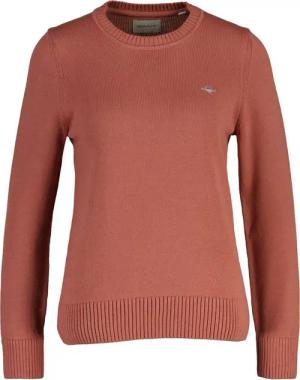 Gant Rundhalspullover CLASSIC COTTON C-NECK mit Zopfstrickmuster