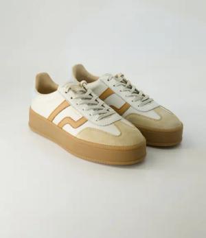 Gant Schuhe - Cuzmani Leder und Veloursleder (Beige, Gr. 40)