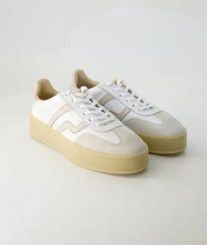 Gant Schuhe - Cuzmani Leder und Veloursleder (Beige, Gr. 40)