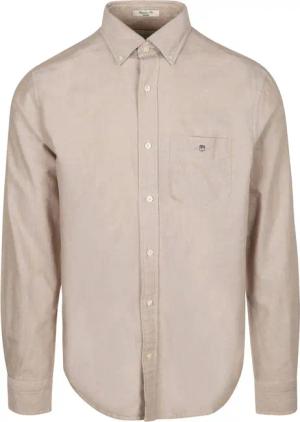 Gant Shirt Oxford Beige - Größe L