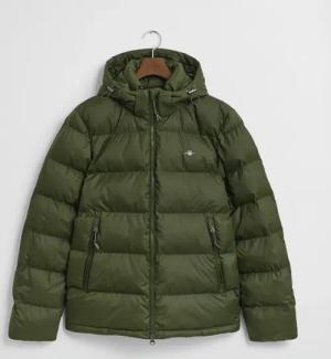 Gant Steppjacke "ACTIVE CLOUD JACKET" mit Kapuze regular fit, abnehmbare Kapuze, 2-Wege-Reißverschluss