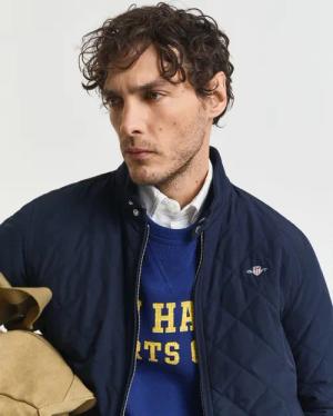 Gant Steppjacke QUILTED WINDCHEATER mit Rautensteppung