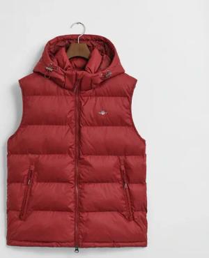 Gant Steppweste "ACTIVE CLOUD" mit abnehmbarer Kapuze regular fit, 2-Wege-Reißverschluss