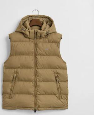 Gant Steppweste ACTIVE CLOUD mit abnehmbarer Kapuze regular fit, 2-Wege-Reißverschluss