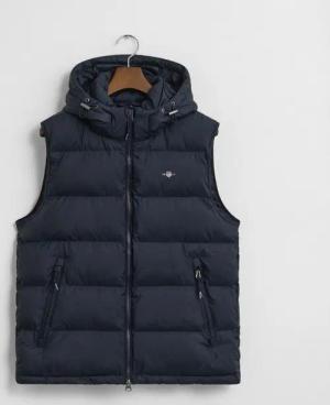 Gant Steppweste ACTIVE CLOUD mit abnehmbarer Kapuze regular fit, 2-Wege-Reißverschluss