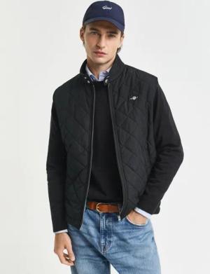 Gant Steppweste QUILTED WINDCHEATER VEST mit Wattierung aus recyceltem Polyester
