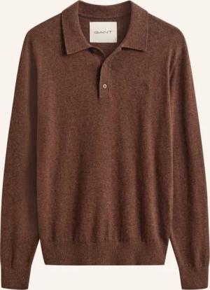 GANT Strick-Poloshirt mit Leinen