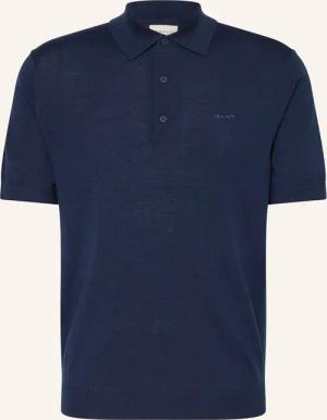 GANT Strick-Poloshirt Regular Fit aus Merinowolle