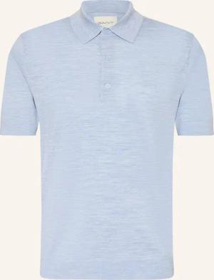 GANT Strick-Poloshirt Regular Fit aus Merinowolle