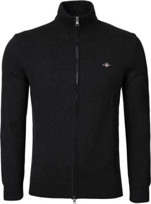 Gant Strickjacke Casual Cotton Zip Cardigan Herren Sweatjacke, Feinstrickjacke, Grobstrickjacke, Wolljacke, Cardigan