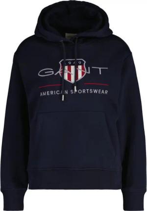 Gant Sweater Damen Sweatshirt Baumwolle Archive Shield Hoodie