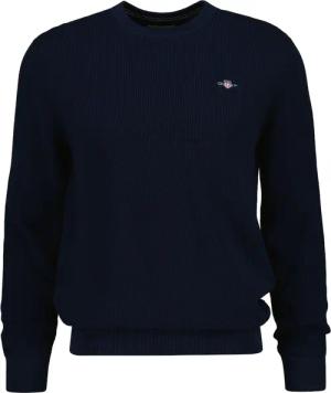 Gant Sweater "Strickpullover MICRO TEXTURED COTTON C-NECK 1er Pack", 1 tlg.
