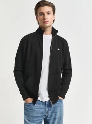 Gant Sweatjacke "REG SHIELD FULL ZIP SWEAT" mit Logostickerei auf der Brust