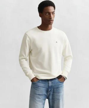 Gant Sweatshirt REG SHIELD C-NECK SWEAT mit Logostickerei auf der Brust