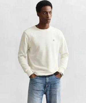 Gant Sweatshirt "REG SHIELD C-NECK SWEAT", mit Logostickerei auf der Brust