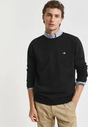 Gant Sweatshirt REG SHIELD C-NECK SWEAT mit Logostickerei auf der Brust