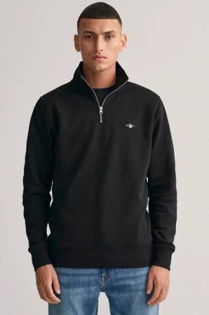 Gant Sweatshirt REG SHIELD HALF ZIP SWEAT mit Logostickerei auf der Brust