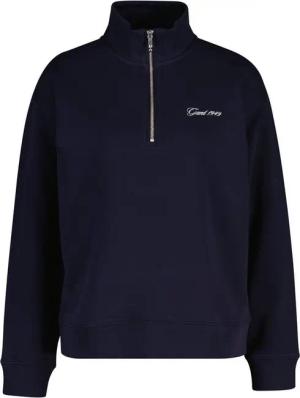 Gant Sweatshirt SCRIPT HALF ZIP mit Stehkragen, normale Passform