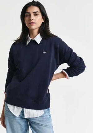 Gant Sweatshirt "SHIELD C-NECK SWEAT", Grafische GANT-Stickerei auf der Brust