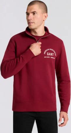 Gant Sweatshirt Stehkragen mit Reißverschluss