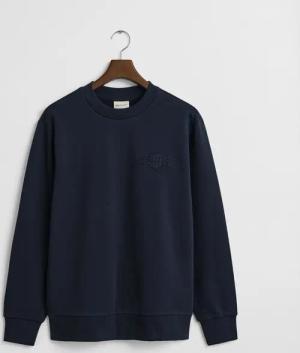 Gant Sweatshirt TONAL SHIELD Rundhals, regular fit, basic