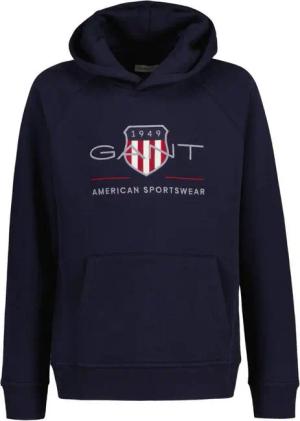 Gant Sweatshirt Unisex Sweatshirt Baumwolle Archive Shield Hoodie