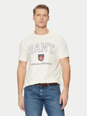 Gant T-Shirt 2003290 Écru Regular Fit