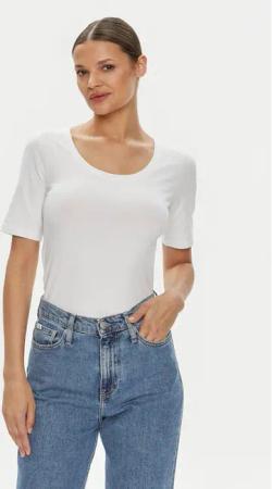 Gant T-Shirt 4203491 Weiß Slim Fit