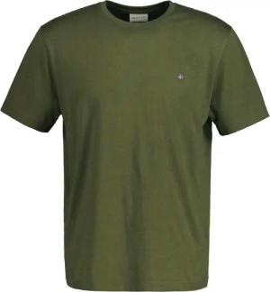 Gant T-Shirt Herren T-Shirt 1er Pack Baumwolle Reg Shield (Packung, 1er Pack)