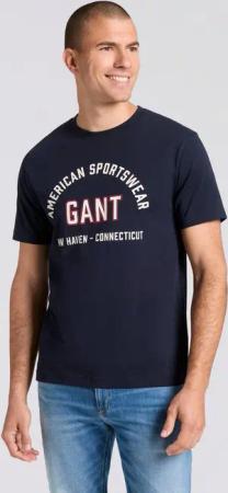 Gant T-Shirt PRINTED GRAPHIC Regular Fit, Rundhals