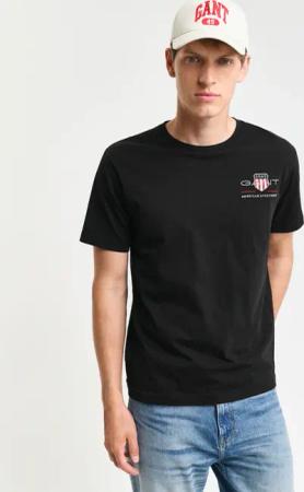 Gant T-Shirt "REG ARCHIVE SHIELD EMB SS T-SHIRT" von dem Archiv aus den 1980er-Jahren inspiriert