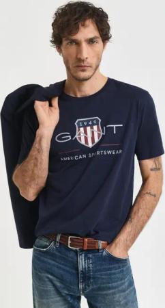 Gant T-Shirt REG ARCHIVE SHIELD SS T-SHIRT mit Logodruck auf der Brust