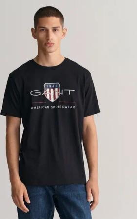 Gant T-Shirt REG ARCHIVE SHIELD SS T-SHIRT mit Logodruck auf der Brust