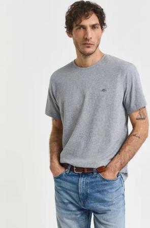 Gant T-Shirt REG SHIELD SS T-SHIRT mit Logostickerei auf der Brust