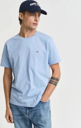 Gant T-Shirt REG SHIELD SS T-SHIRT mit Logostickerei auf der Brust