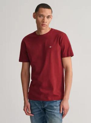 Gant T-Shirt REG SHIELD SS T-SHIRT mit Logostickerei auf der Brust