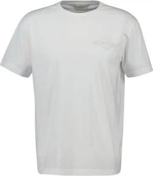 Gant T-Shirt REG TONAL SHIELD SS T-SHIRT Stickerei, Rundhals, regular fit