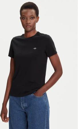 Gant T-Shirt Shield 4200200 Schwarz Regular Fit