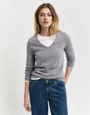 Gant V-Ausschnitt-Pullover EXTRAFINE LAMBSWOOL V-NECK