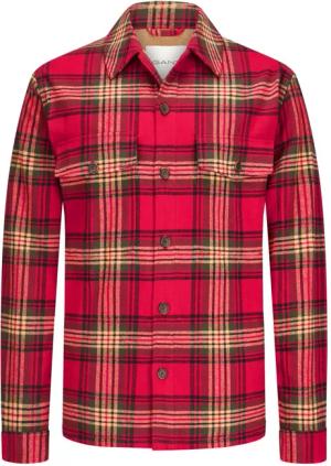 Gant Wattiertes Flanell-Overshirt mit weicher Innenseite