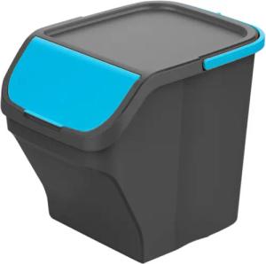 Gardissimo Mülltrennsystem Stack blau Mülleimer Mülltrenner Abfalleimer Müllsortierer 25 Liter, 25 Liter Fassungsvermögen / stapelbar