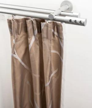 GARESA Gardinenstange "EASY" Ø 20 mm 2 läufig-läufig Wunschmaßlänge