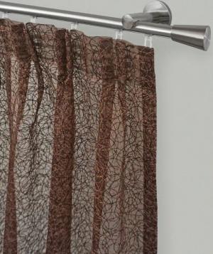 GARESA Gardinenstange "ROSA" Ø 16 mm 1 läufig-läufig Wunschmaßlänge Innenlaufgarnitur, verlängerbar, Endknopf Stumpf