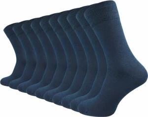 GAWILO Businesssocken für Damen & Herren aus hochwertiger Baumwolle ohne drückende Naht (10 Paar) Socken für den anspruchsvollen Alltag in schwarz, grau, blau und braun