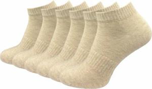 GAWILO Kurzsocken für Damen und Herren - Quartersocken aus Baumwolle (6 Paar) Kein Rutschen dank Rippbund - Etwas länger als Sneaker Socken