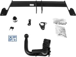 GDW Anhängerkupplung abnehmbar inkl. TowTec E-Satz 13polig spezifisch - BMW 2 Gran Coupe