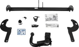 GDW Anhängerkupplung abnehmbar Kugelstange von unten gesteckt - RENAULT CAPTUR II